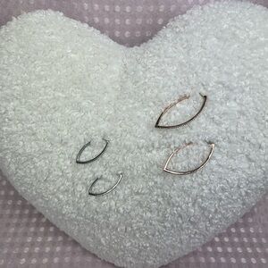 Elegant  fantasy Hoop Earrings Set